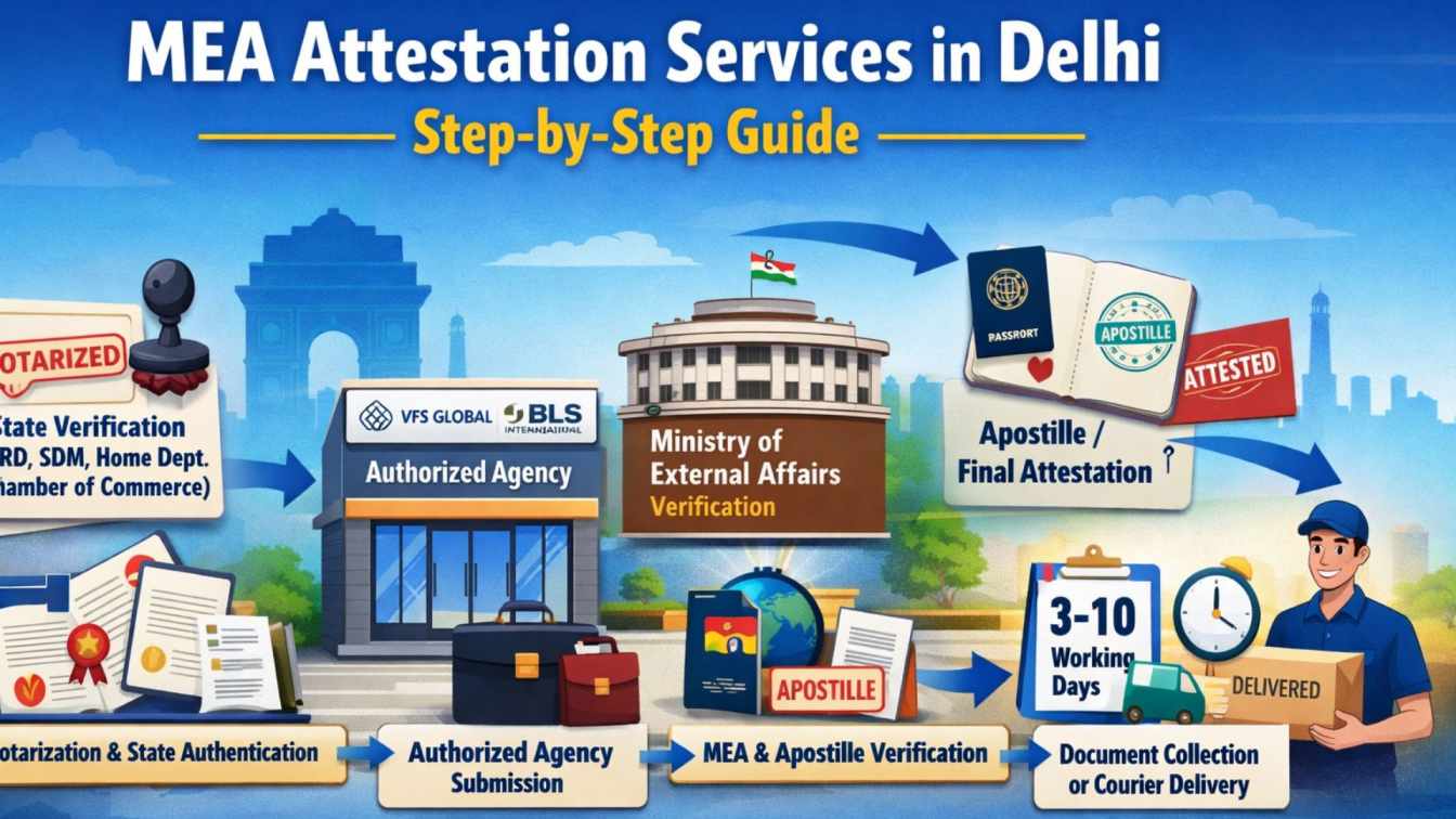 MEA Attestation Services in Delhi – Step-by-Step Guide